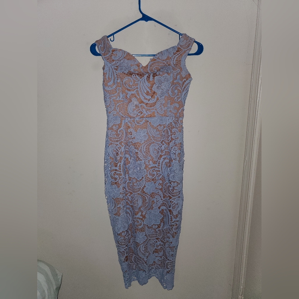 Boohoo Off the Shoulder Dress